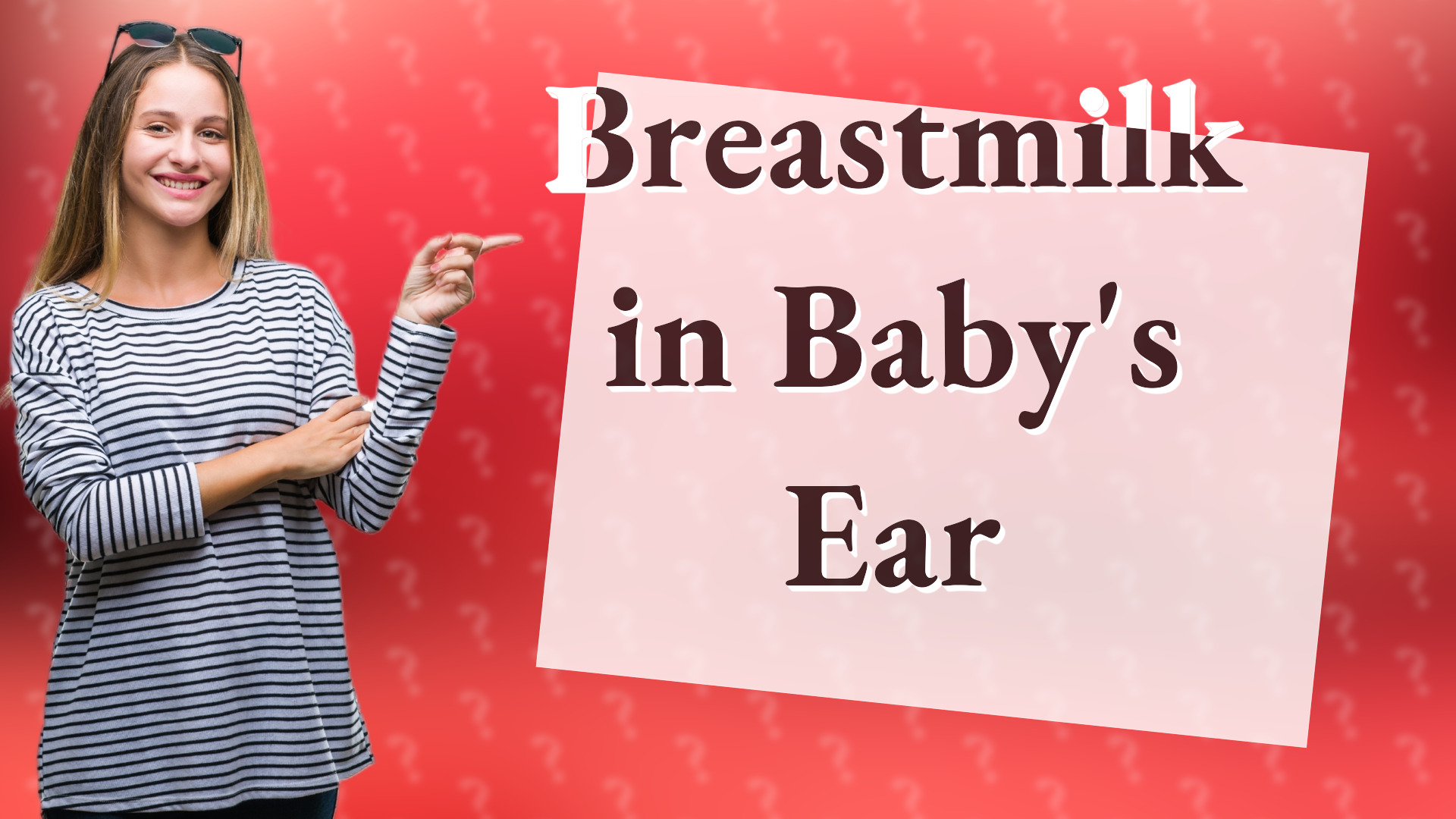 Breastmilk in Baby's Ear