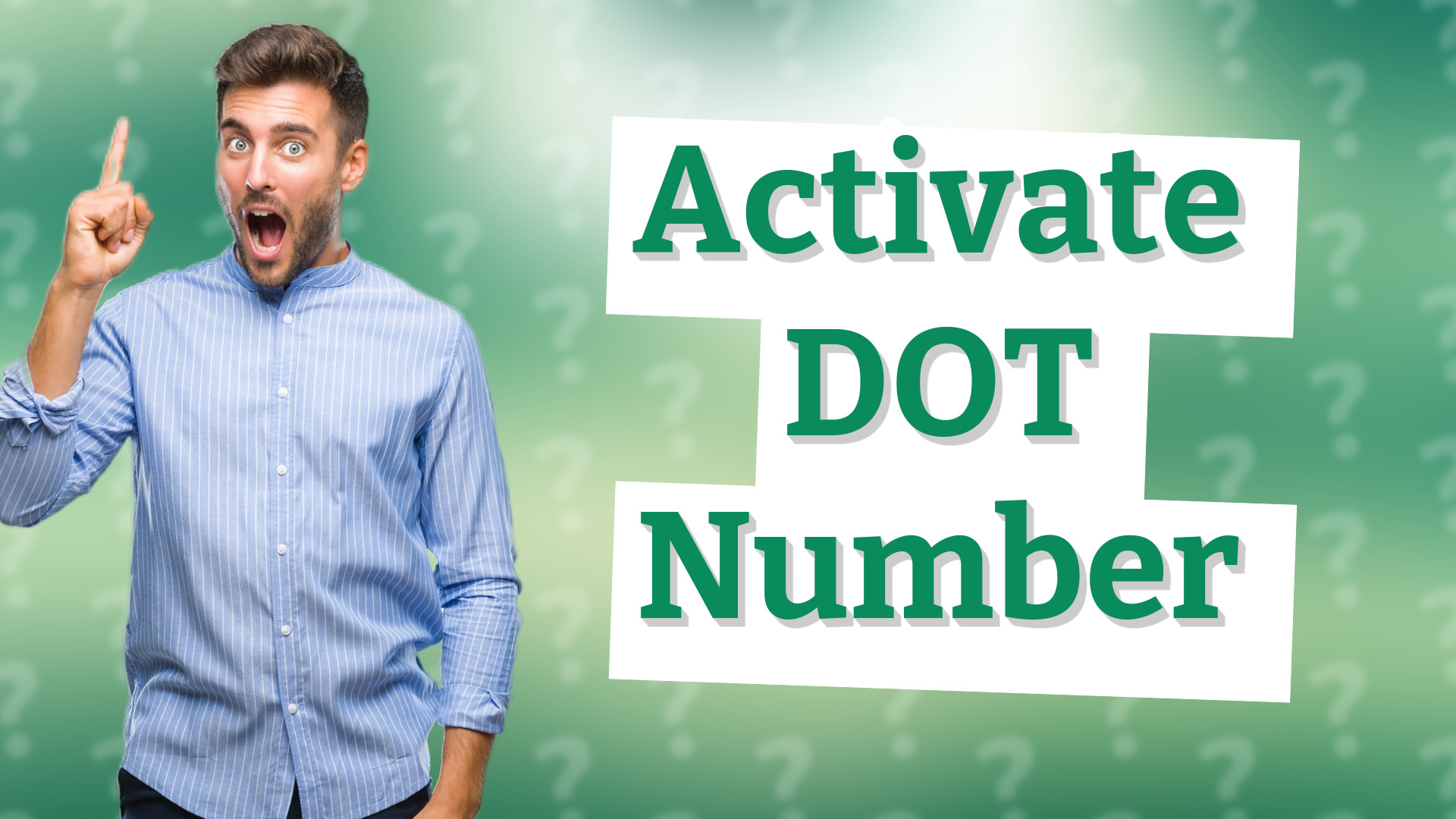 Activate DOT Number