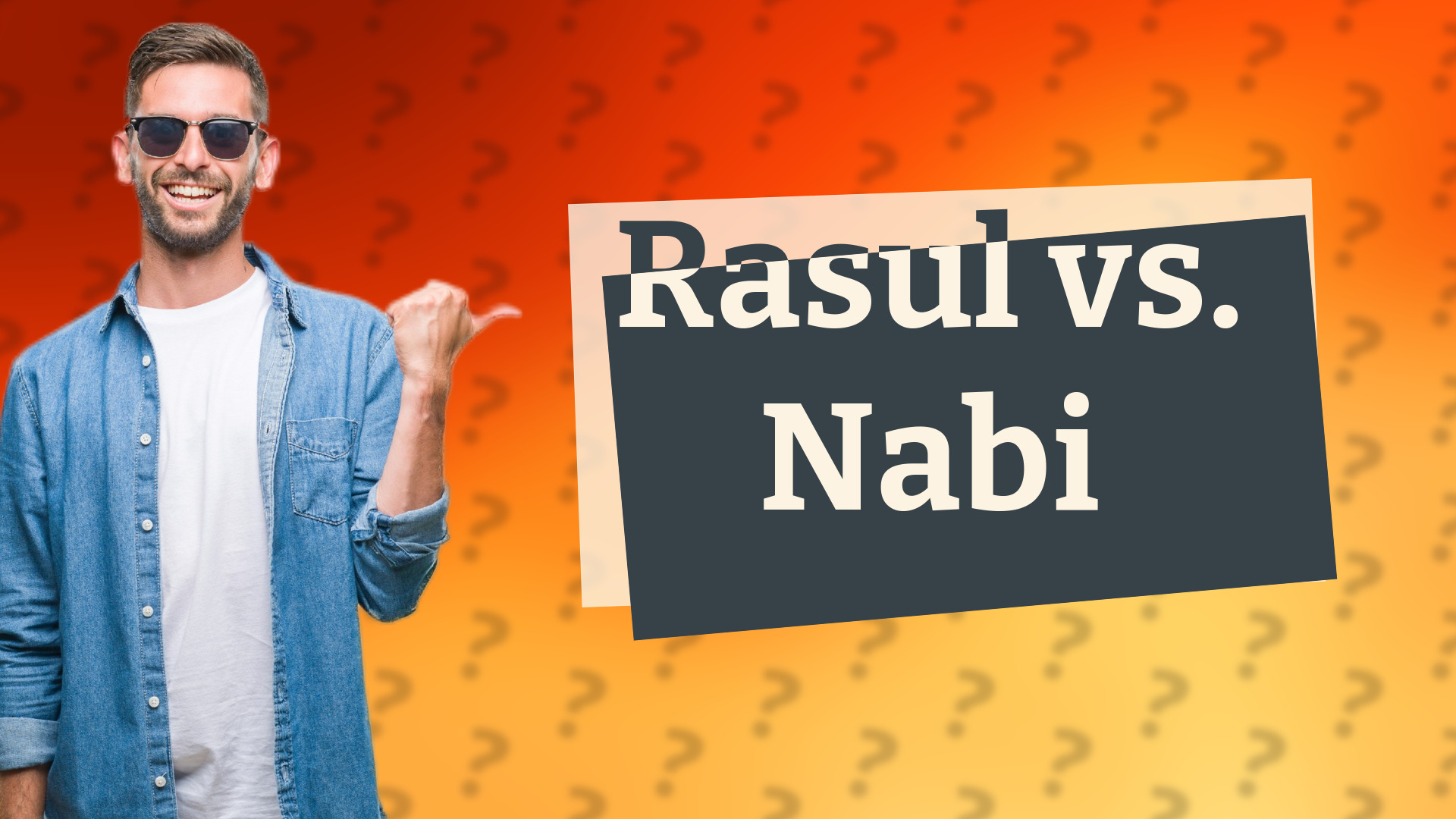 Rasul vs. Nabi