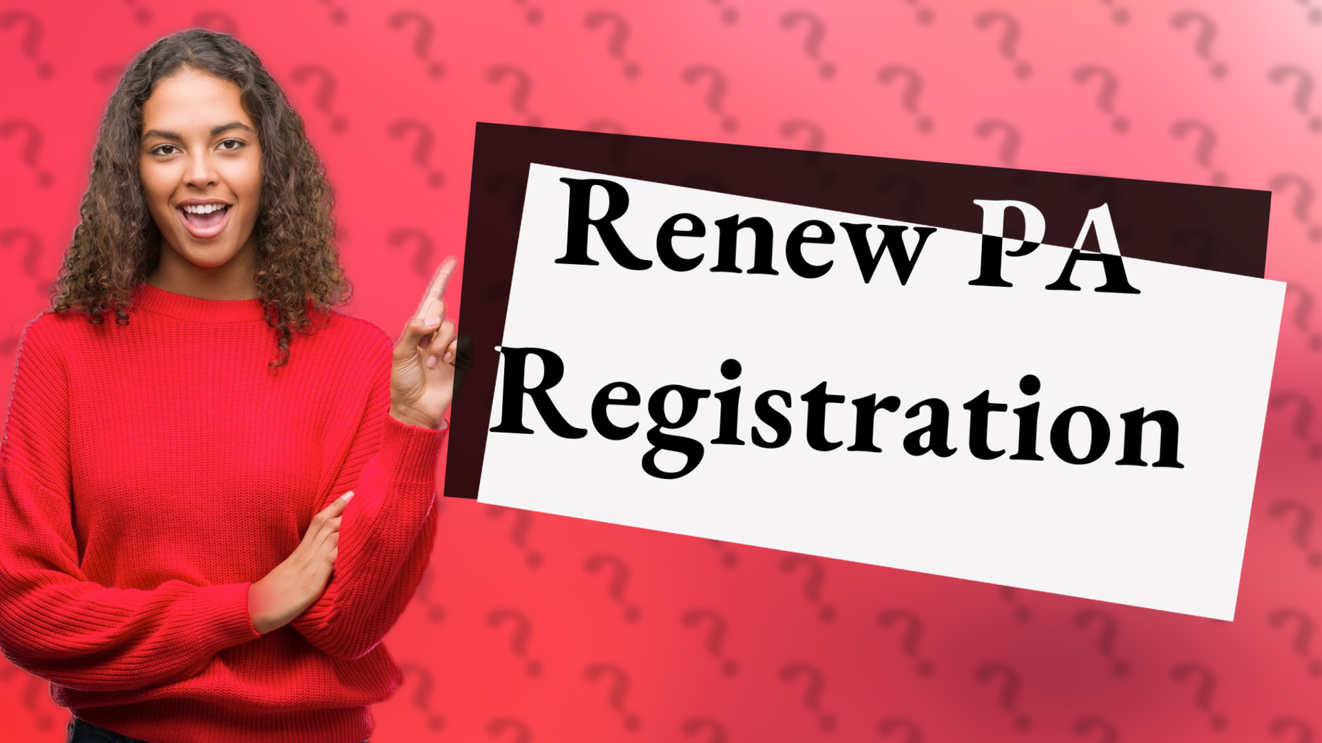Renew PA Registration