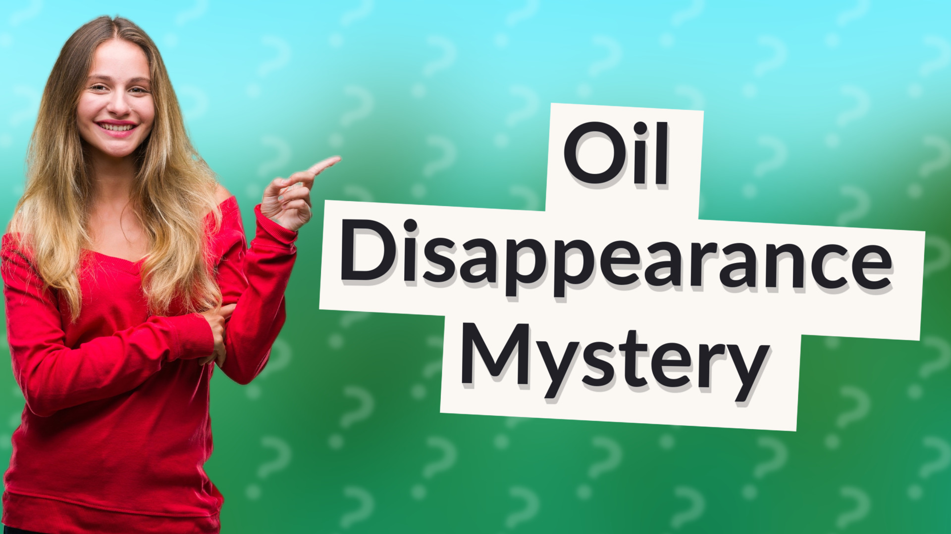 Oil Disappearance Mystery