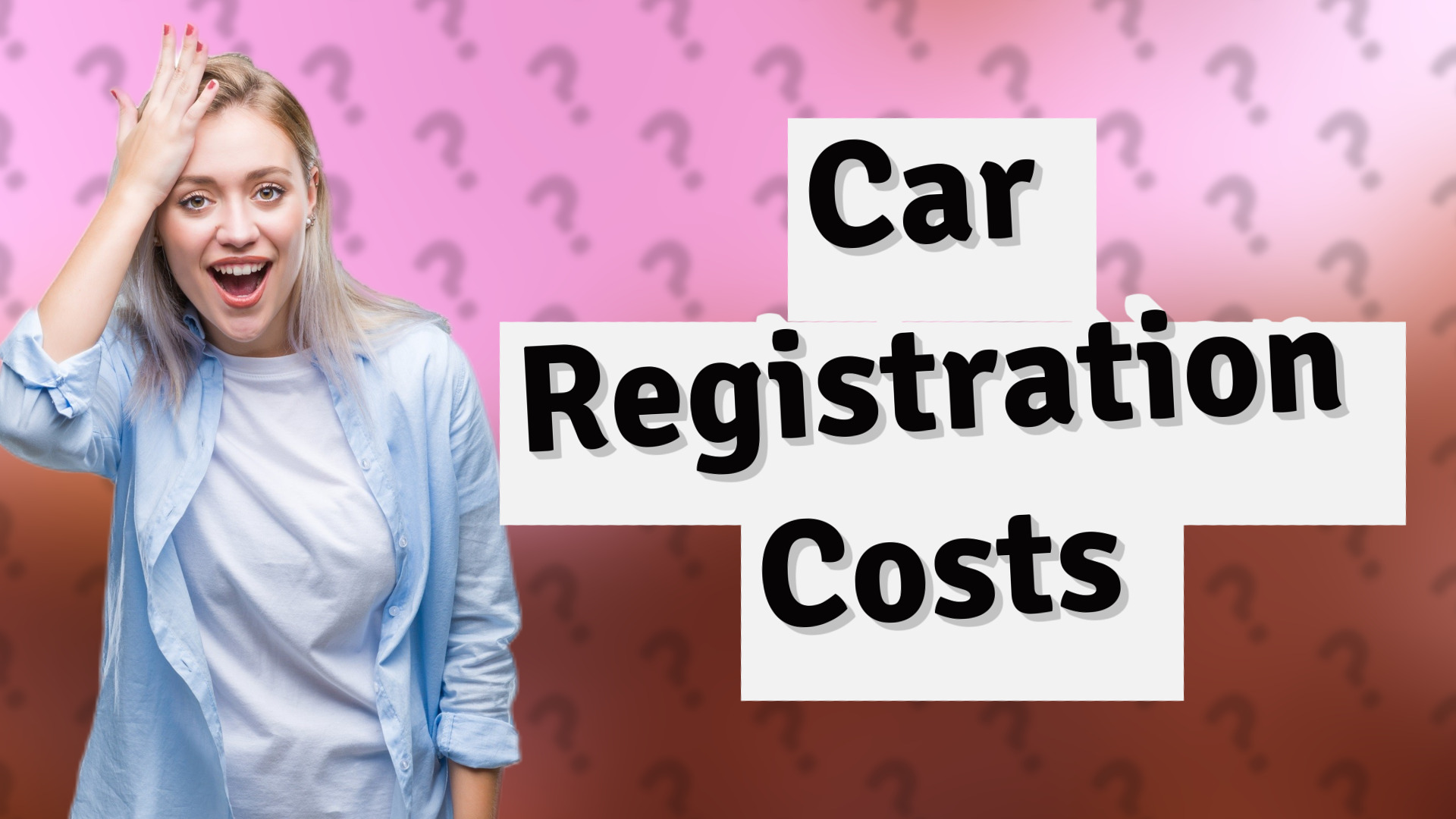 Car Registration Costs