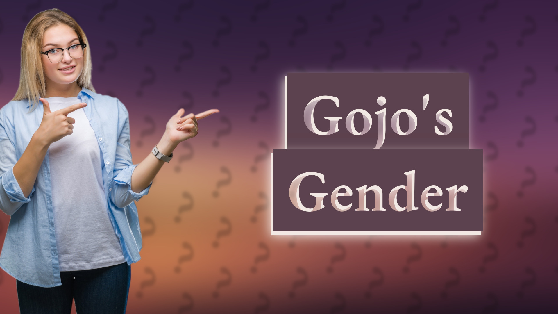 Gojo's Gender