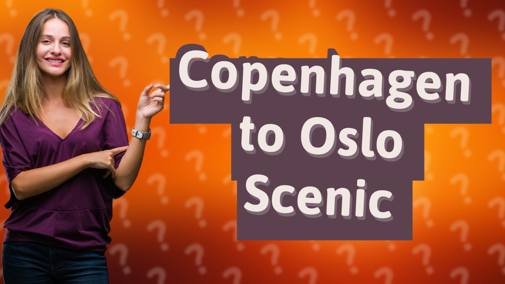 Copenhagen to Oslo Scenic