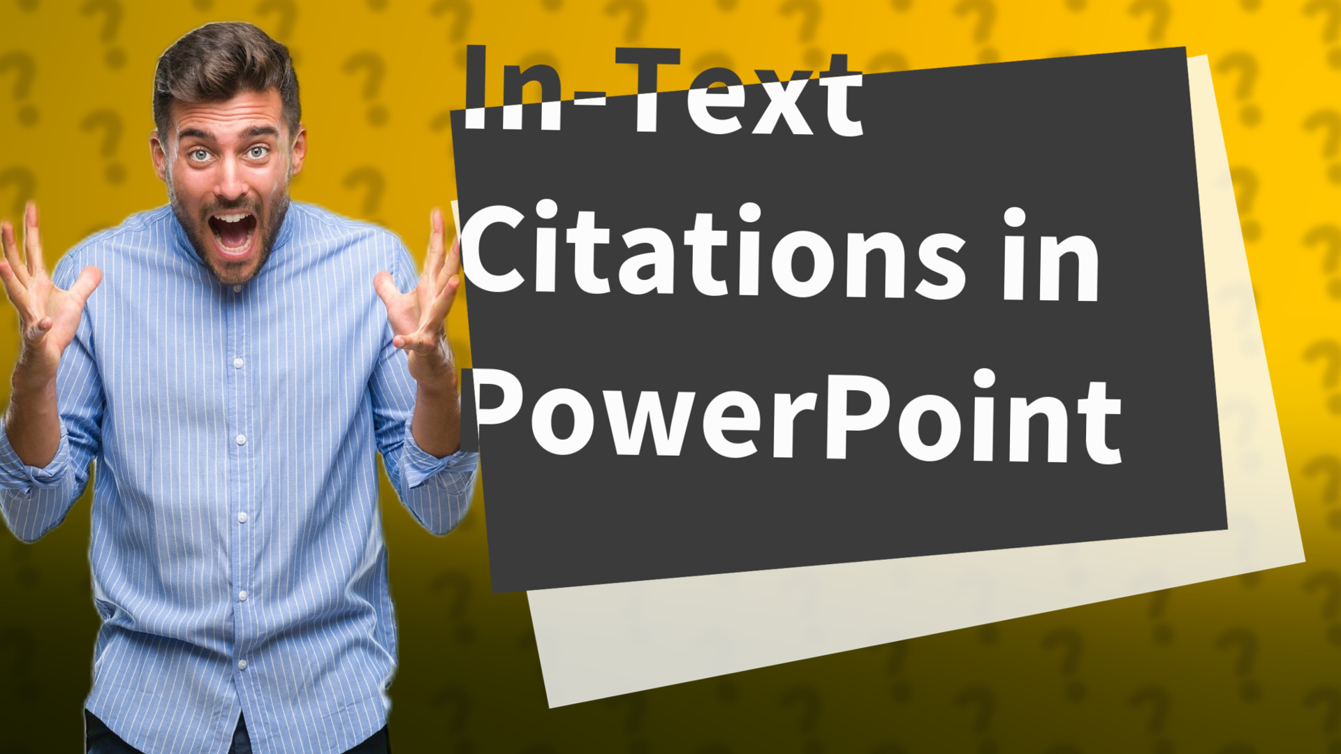 In-Text Citations in PowerPoint