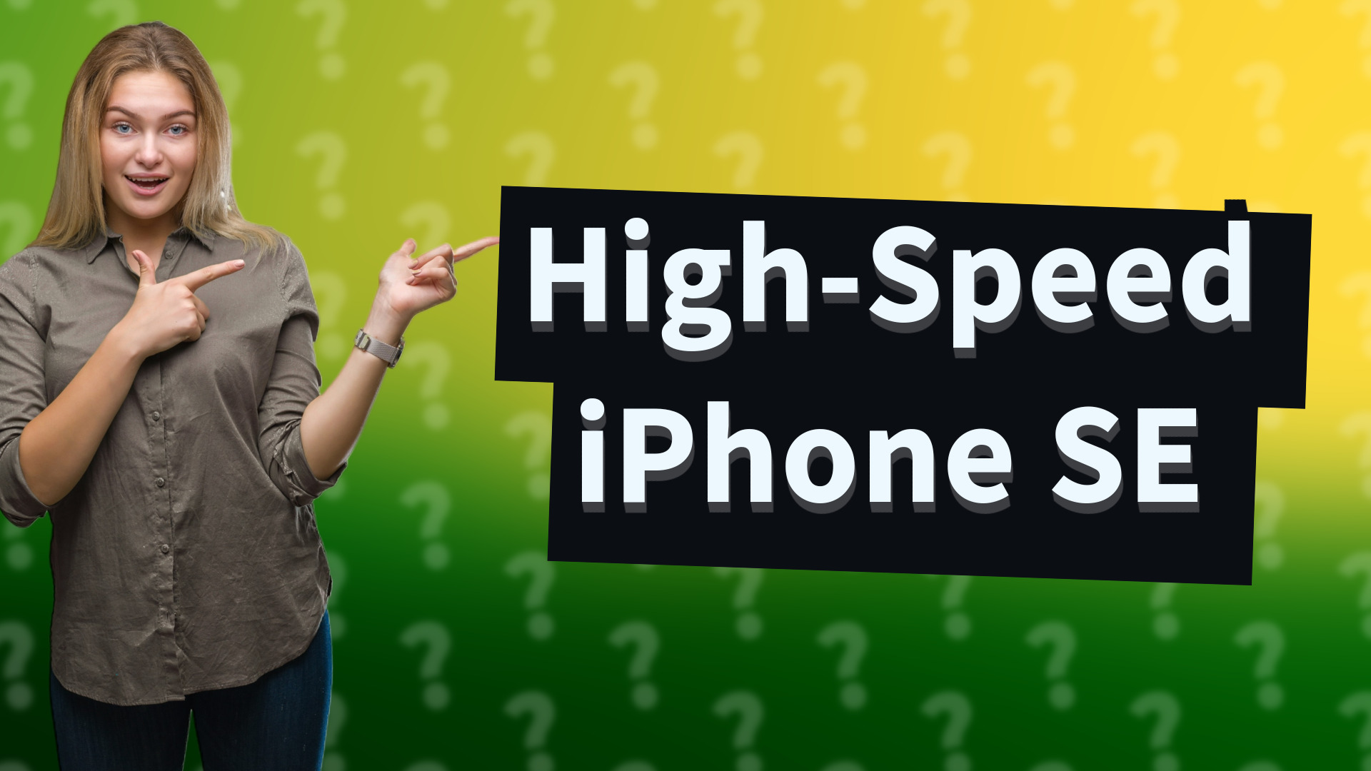 High-Speed iPhone SE
