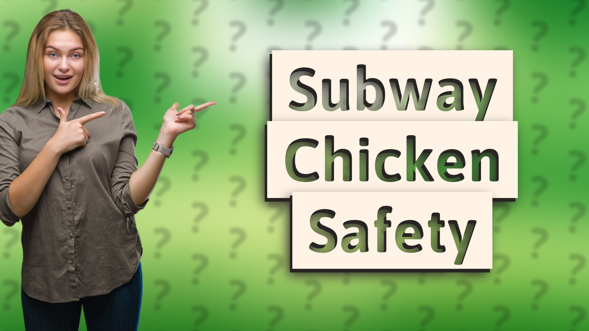 Subway Chicken Safety