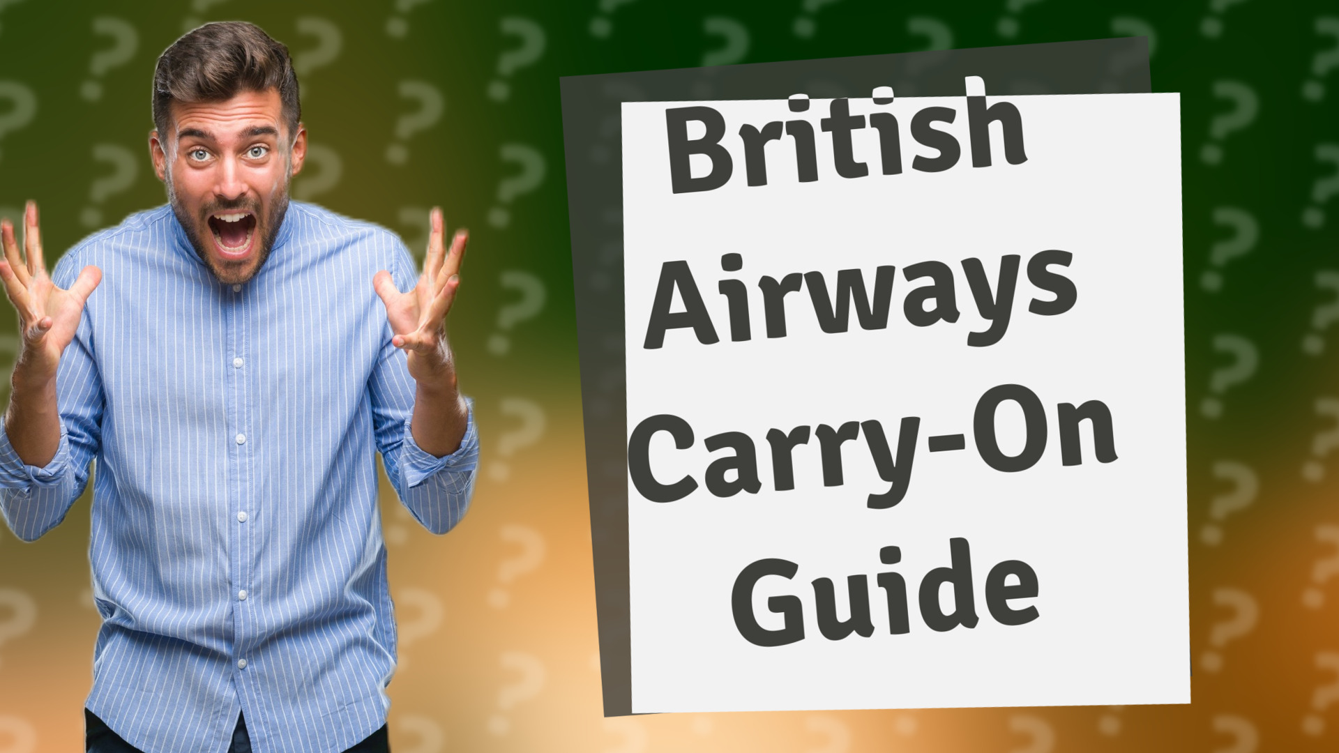British Airways Carry-On Guide