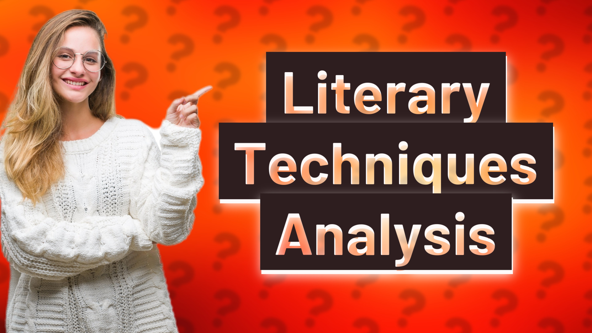 Literary Techniques Analysis