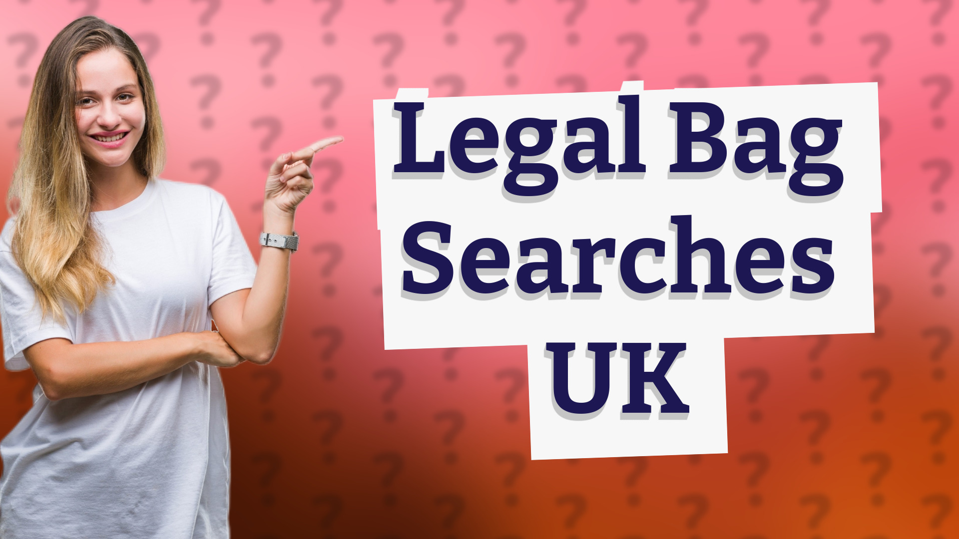 Legal Bag Searches UK