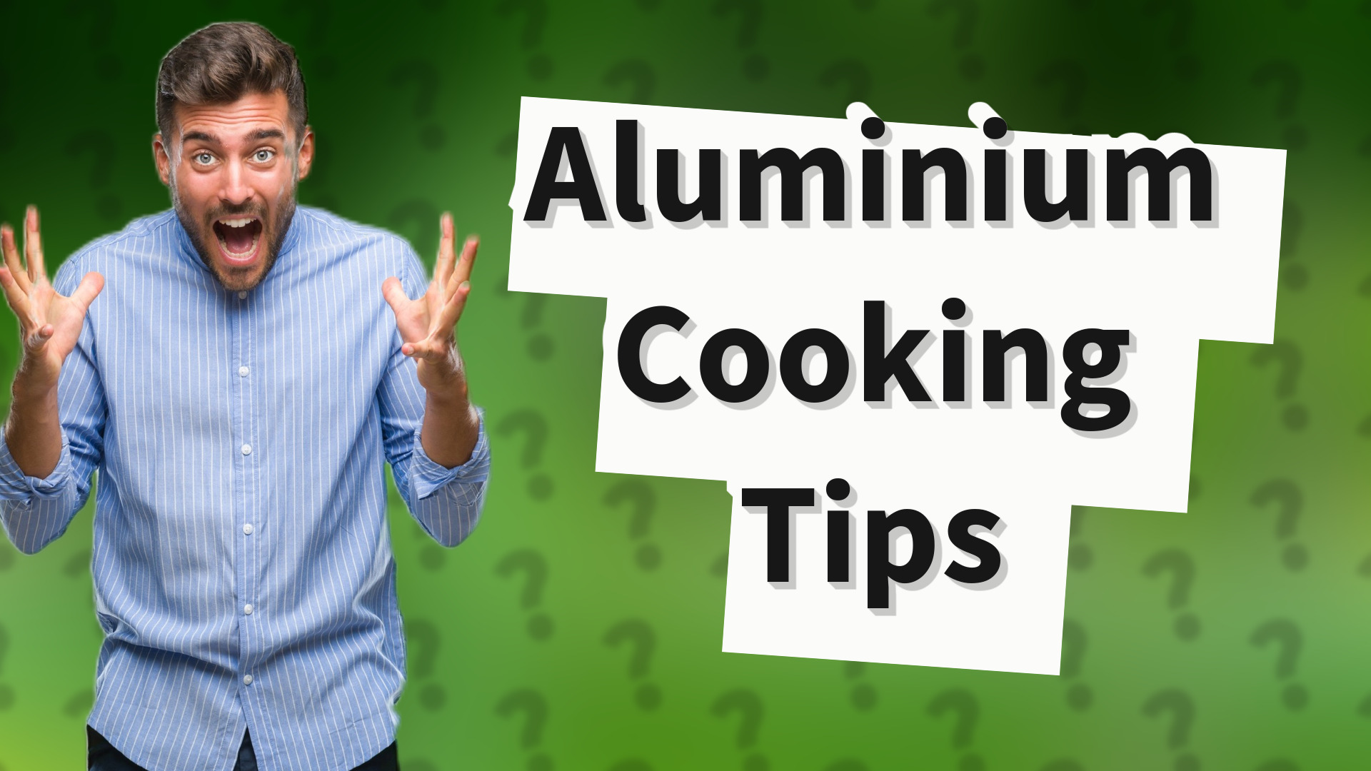 Aluminium Cooking Tips