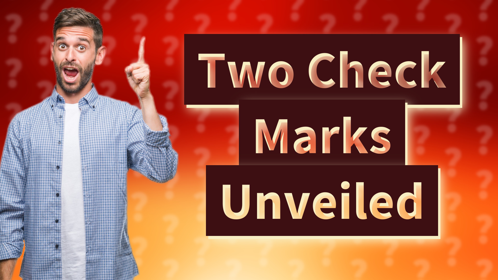 Two Check Marks Unveiled