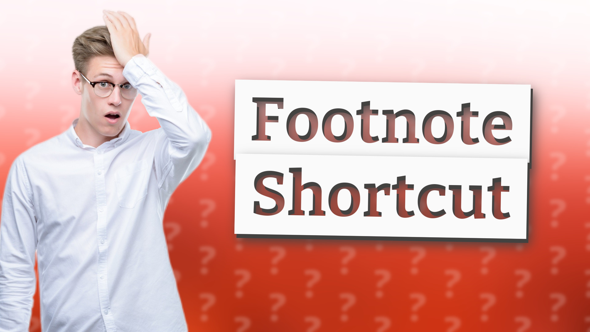 Footnote Shortcut