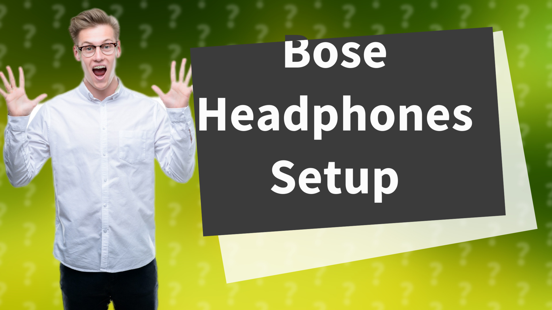 Bose Headphones Setup