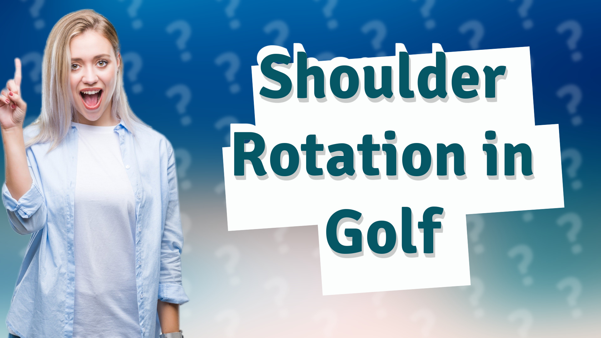 Shoulder Rotation in Golf