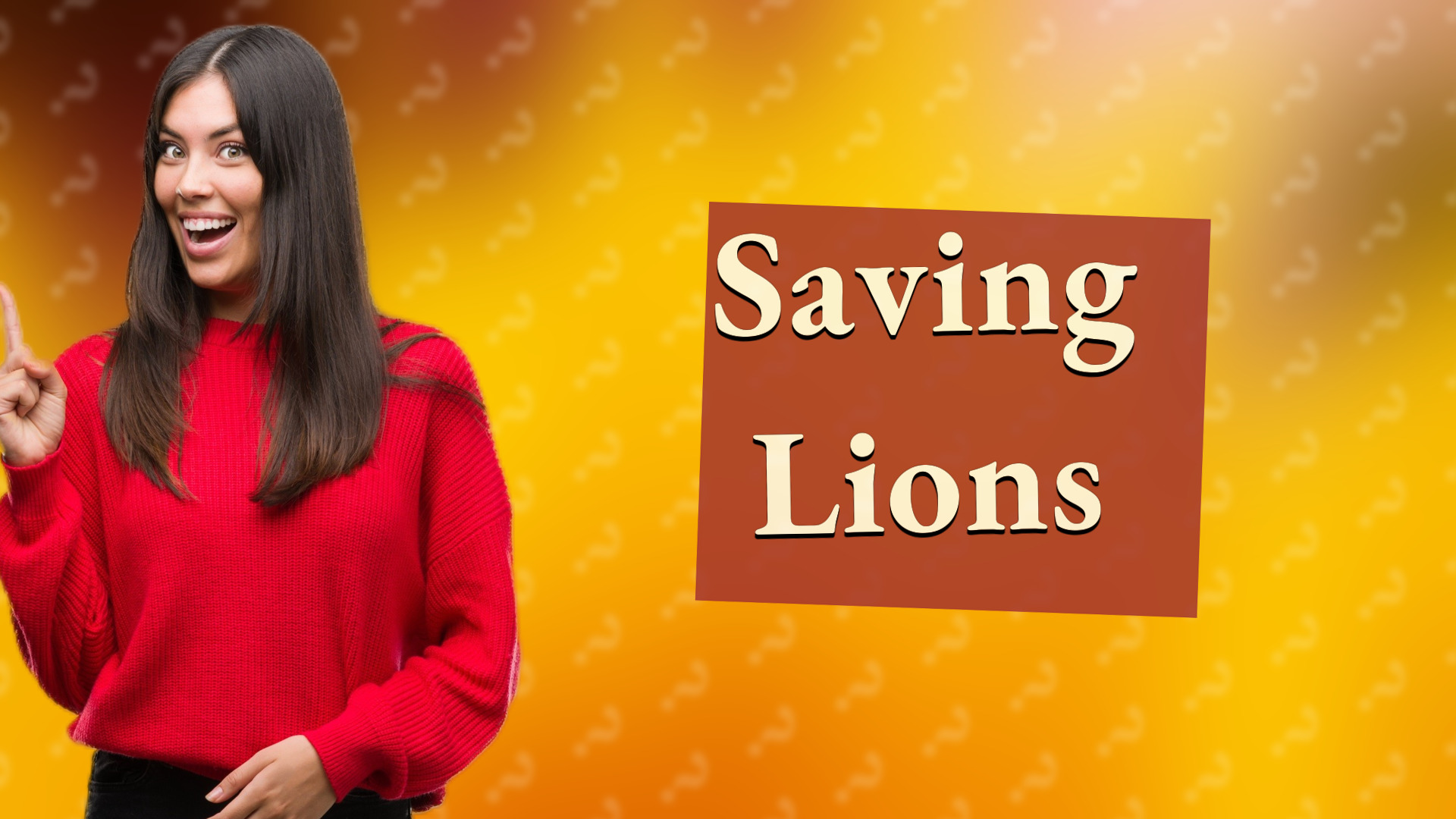 Saving Lions