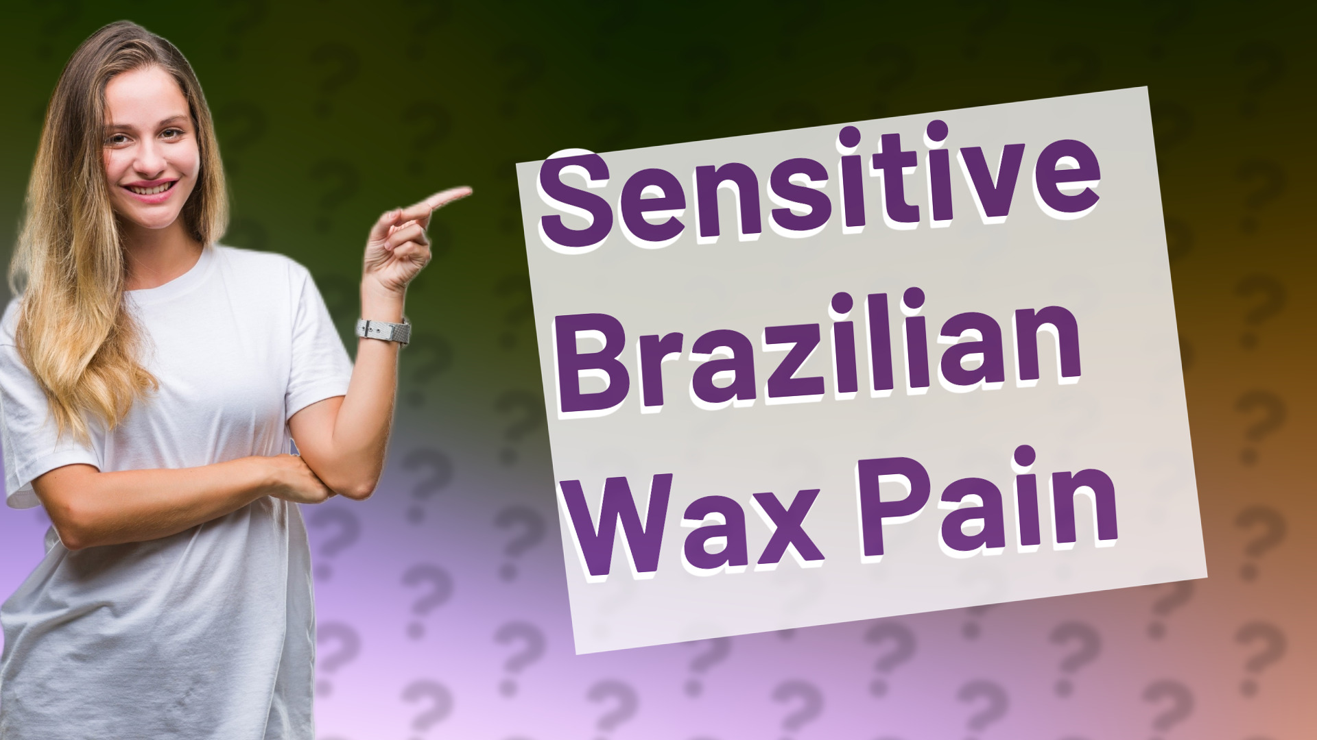Sensitive Brazilian Wax Pain