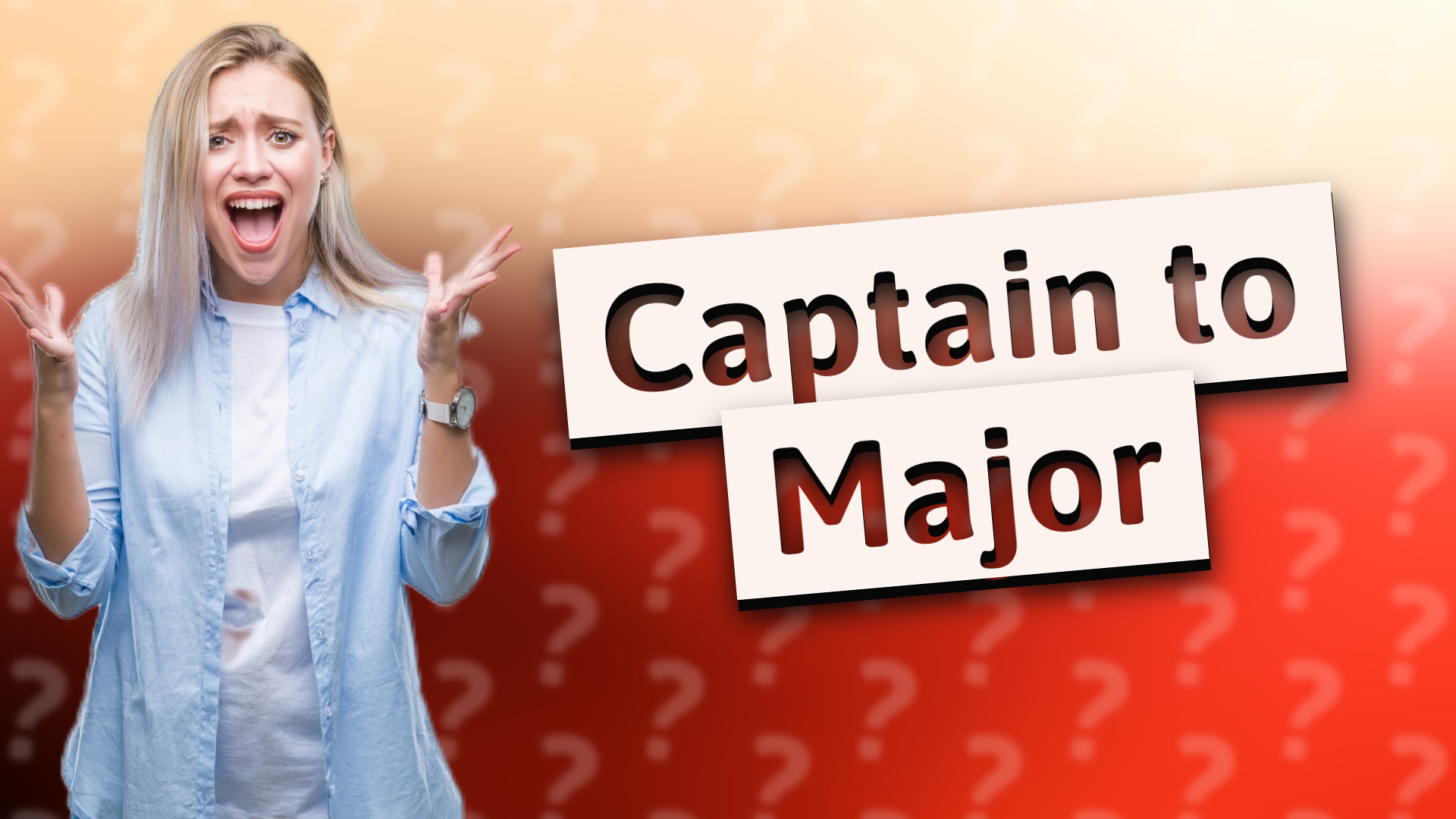 Captain to Major