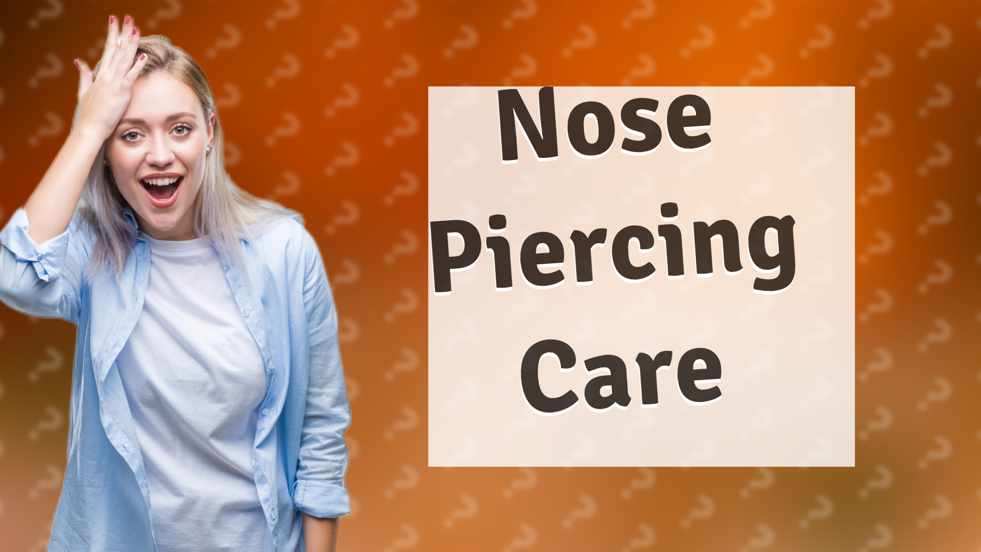 Nose Piercing Care