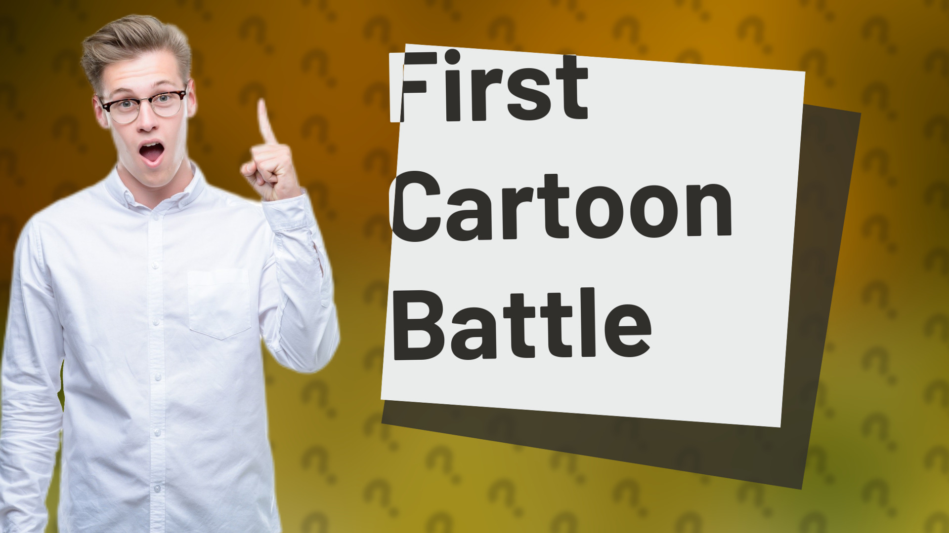 First Cartoon Battle