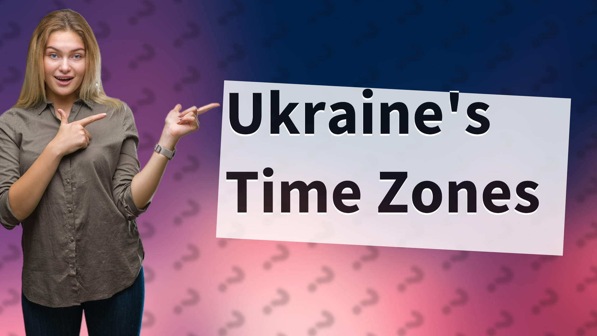 Ukraine's Time Zones