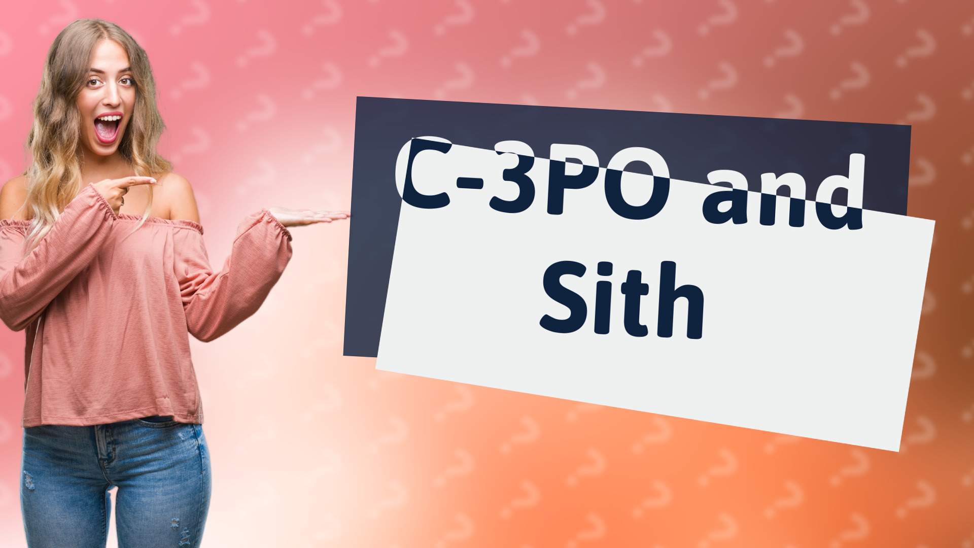 C-3PO and Sith