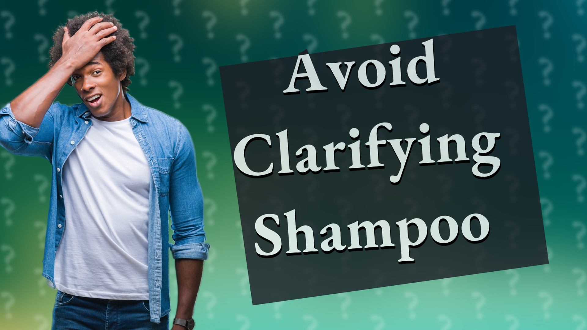 Avoid Clarifying Shampoo