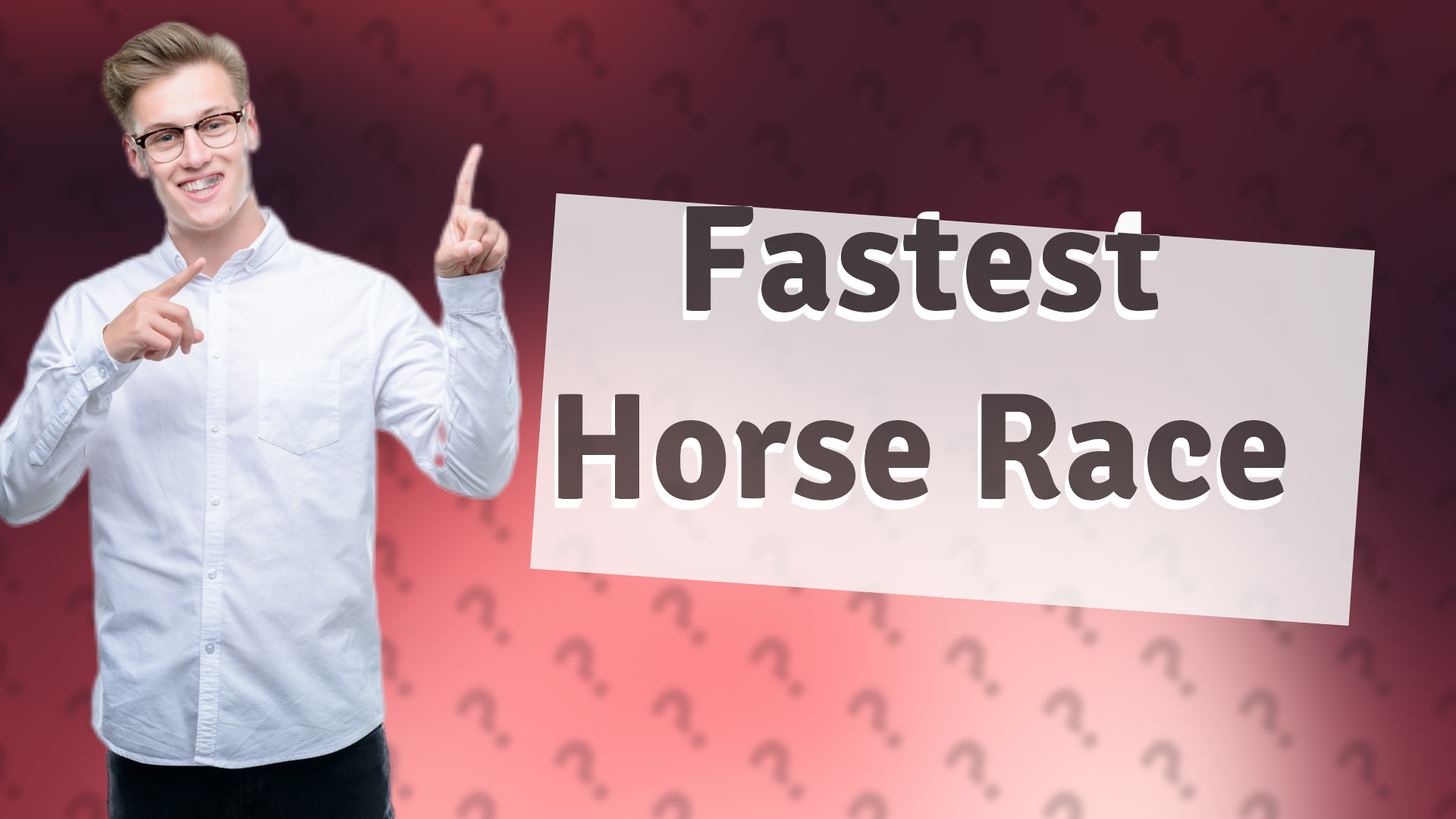 Fastest Horse Race