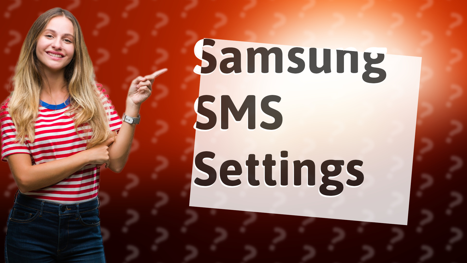 Samsung SMS Settings