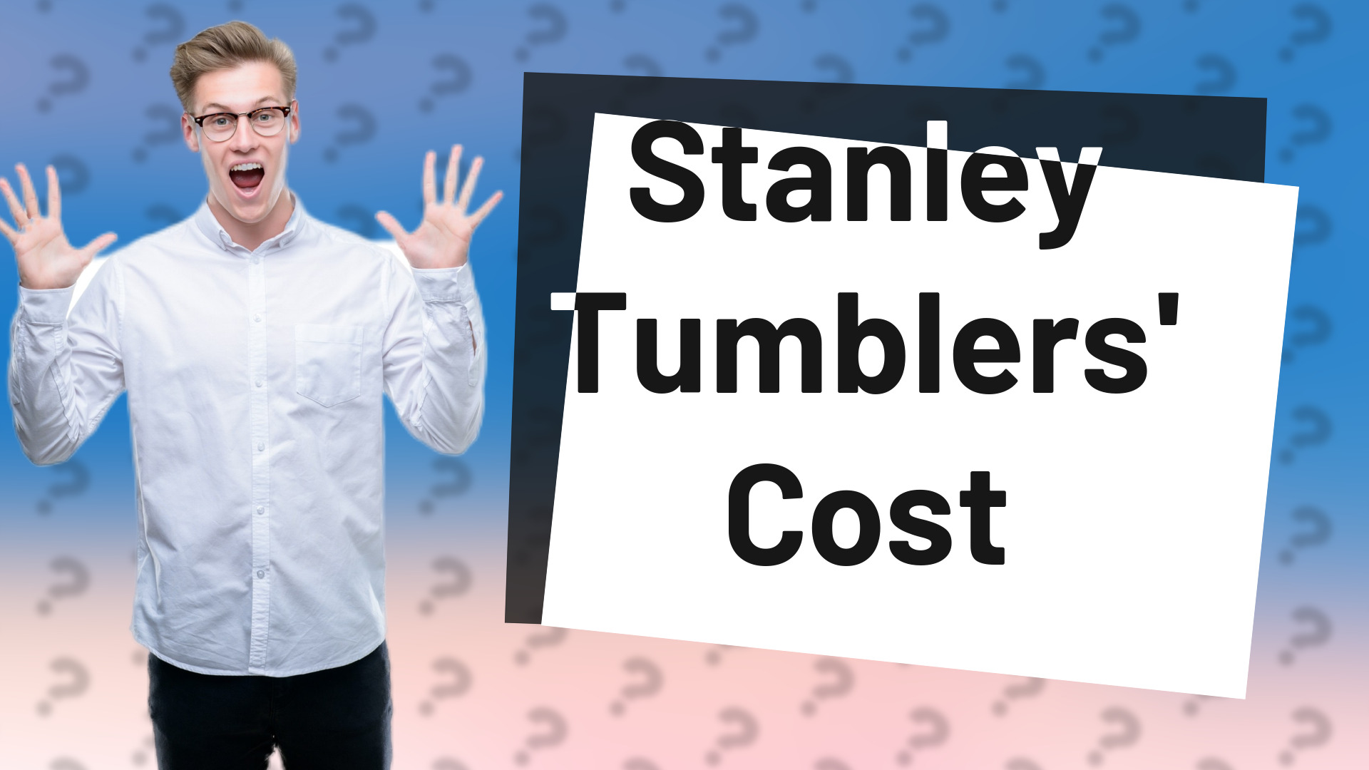 Stanley Tumblers' Cost
