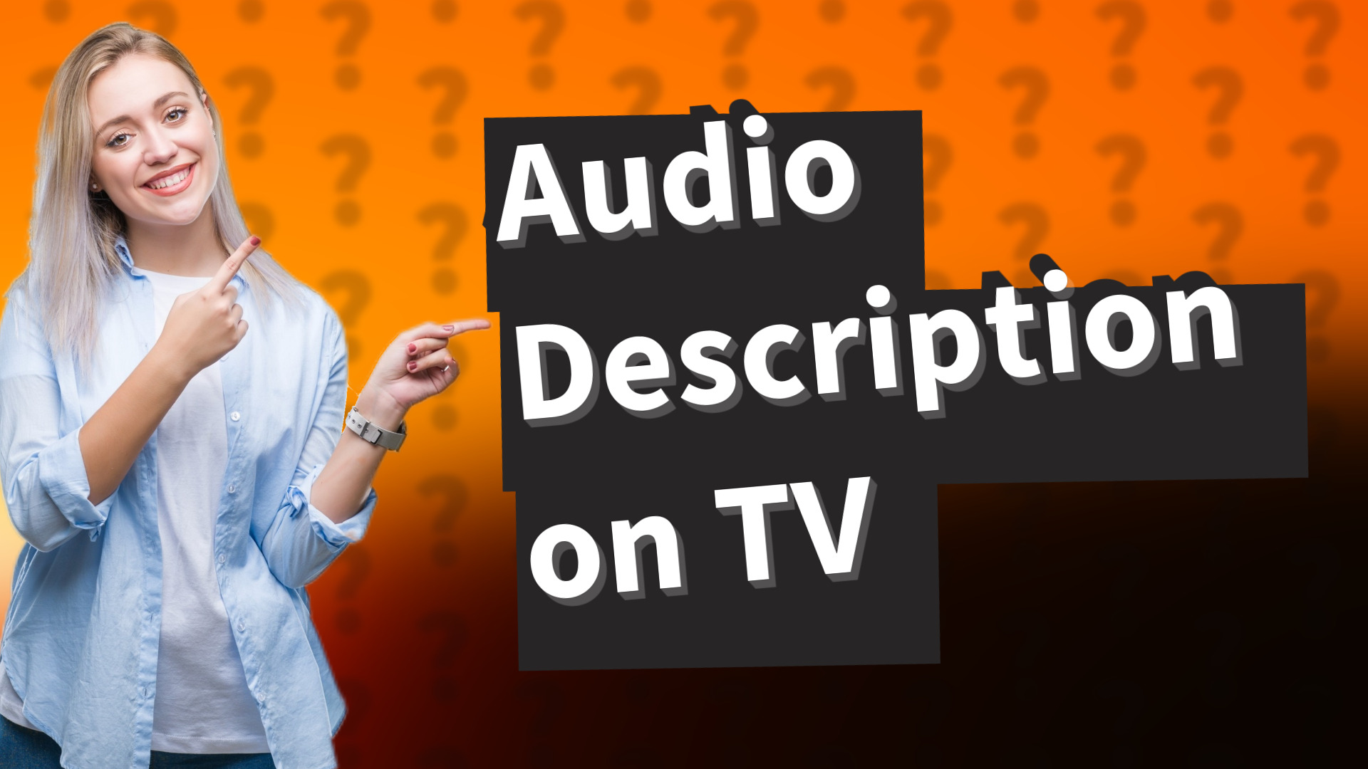 Audio Description on TV