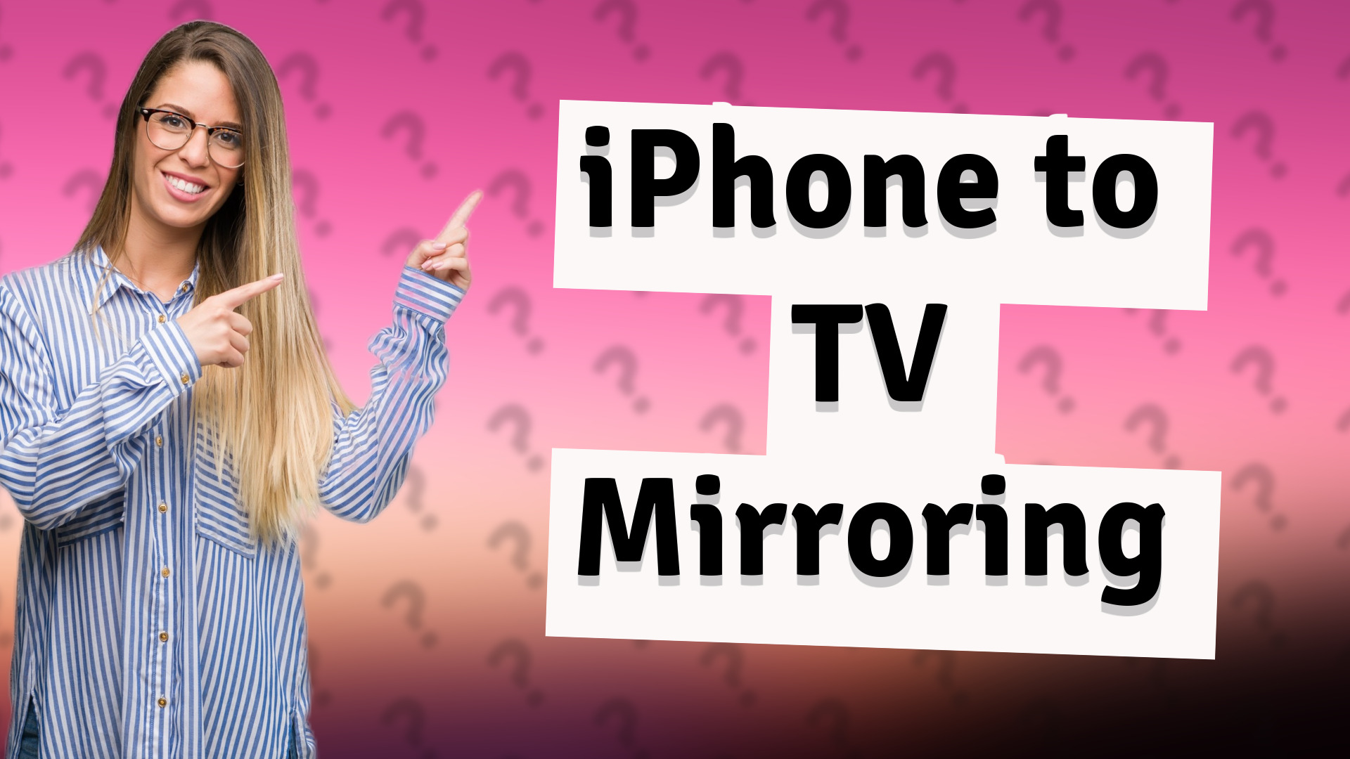 iPhone to TV Mirroring