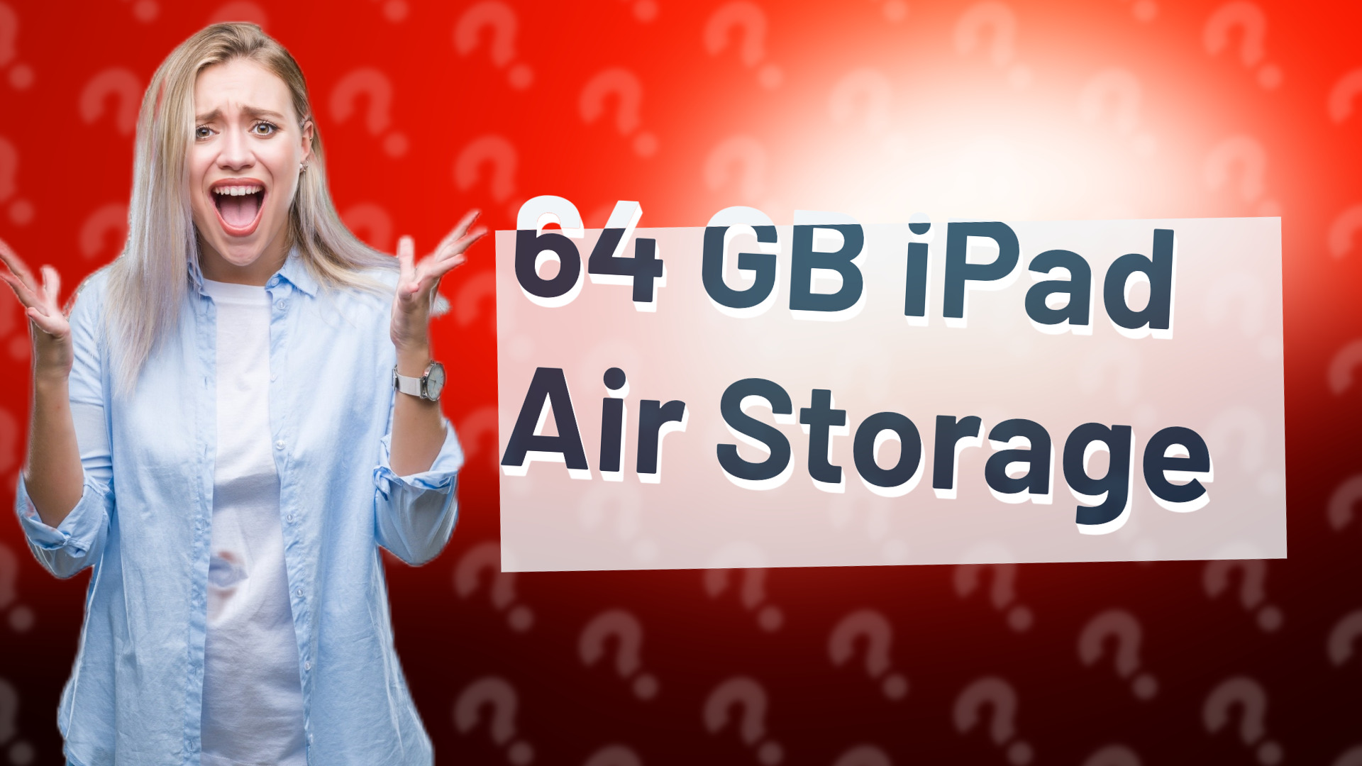 64 GB iPad Air Storage