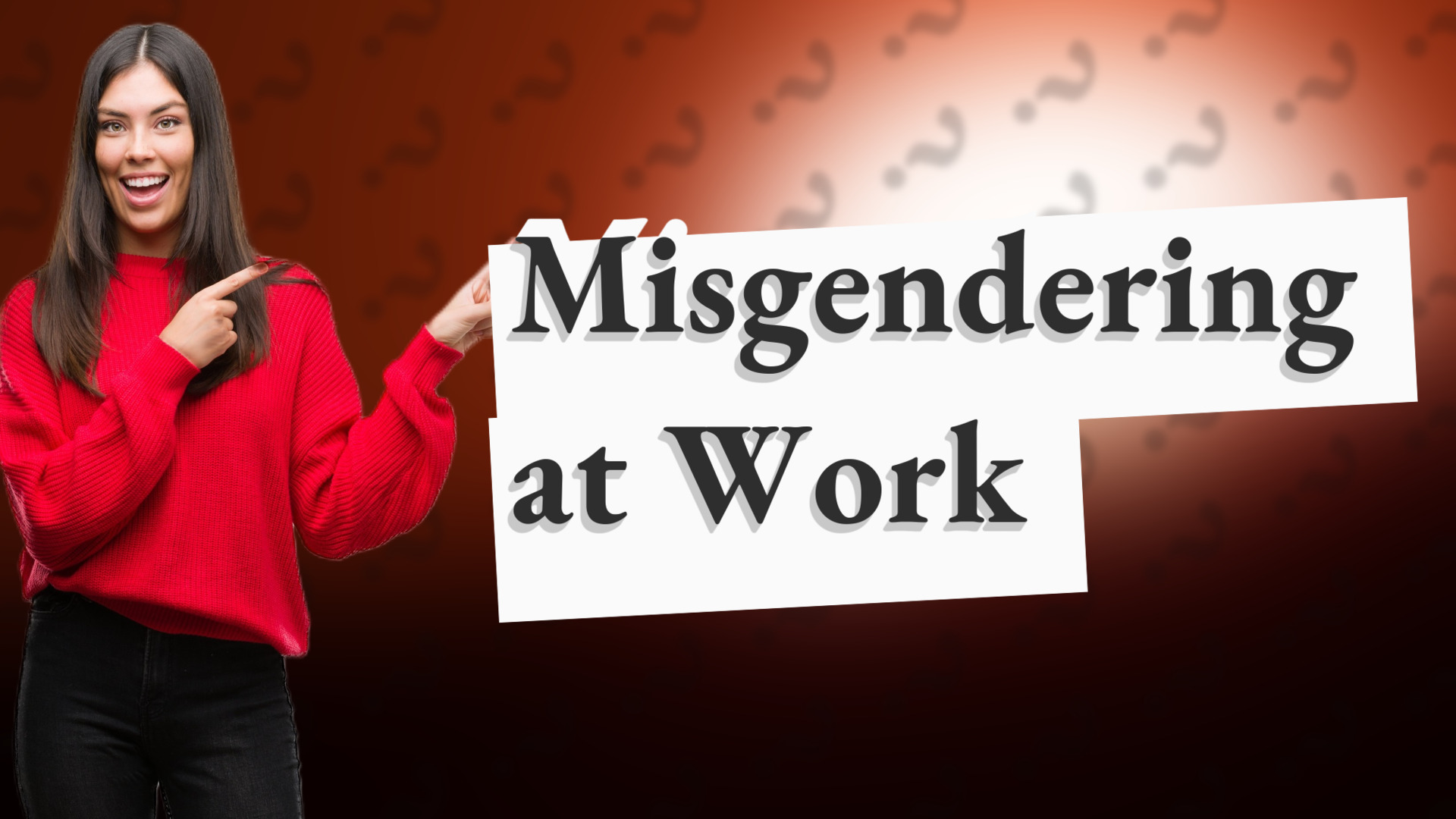 Misgendering at Work