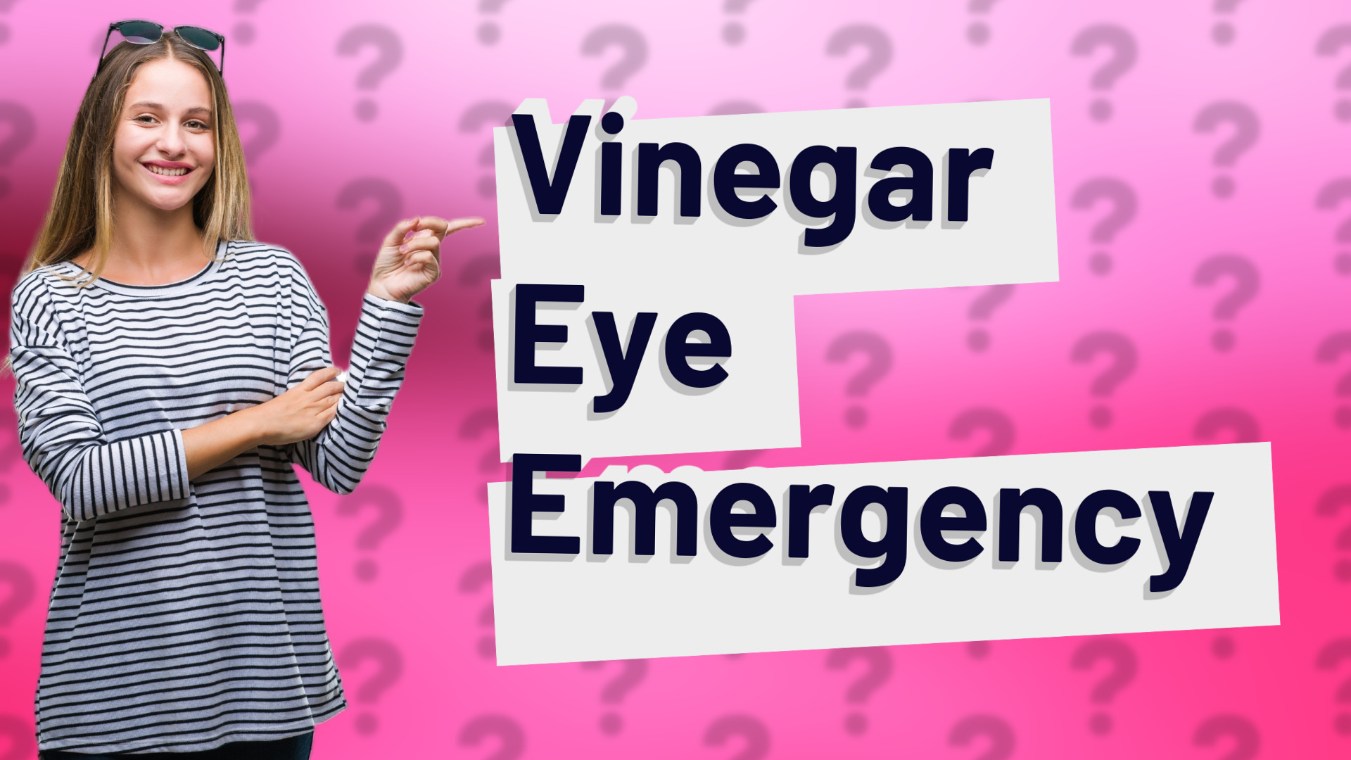 Vinegar Eye Emergency