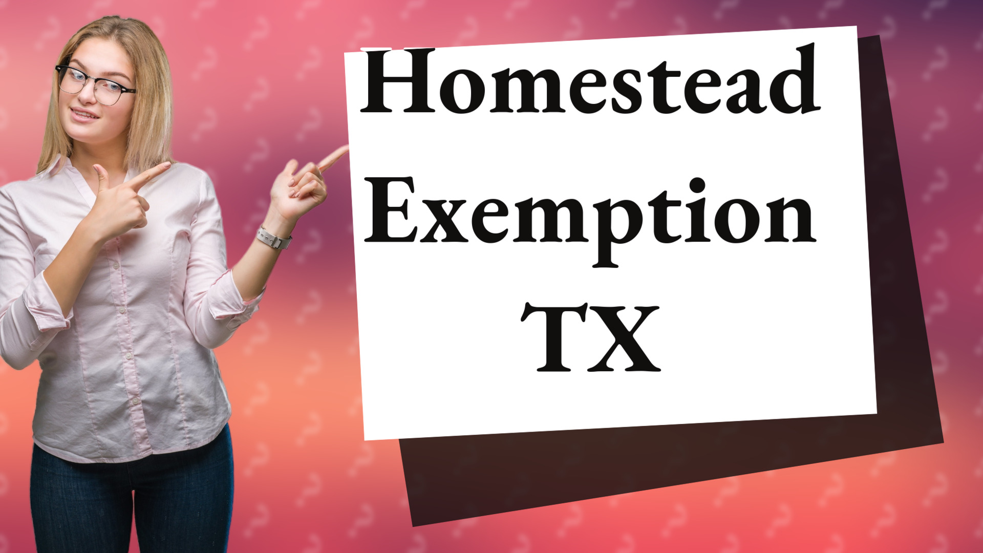 Homestead Exemption TX