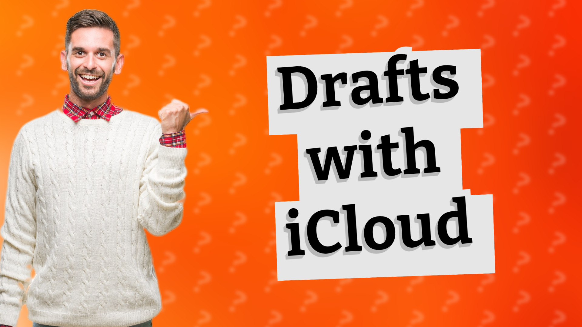 Drafts with iCloud