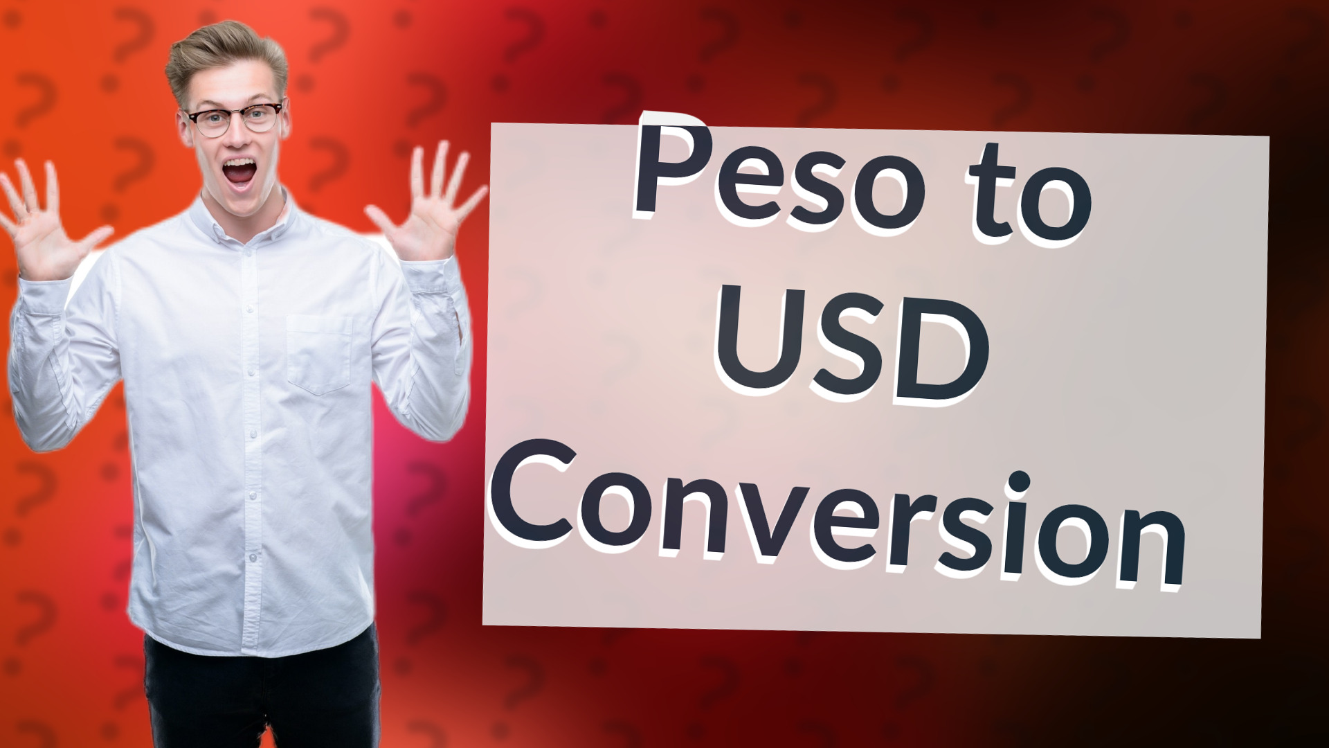 Peso to USD Conversion