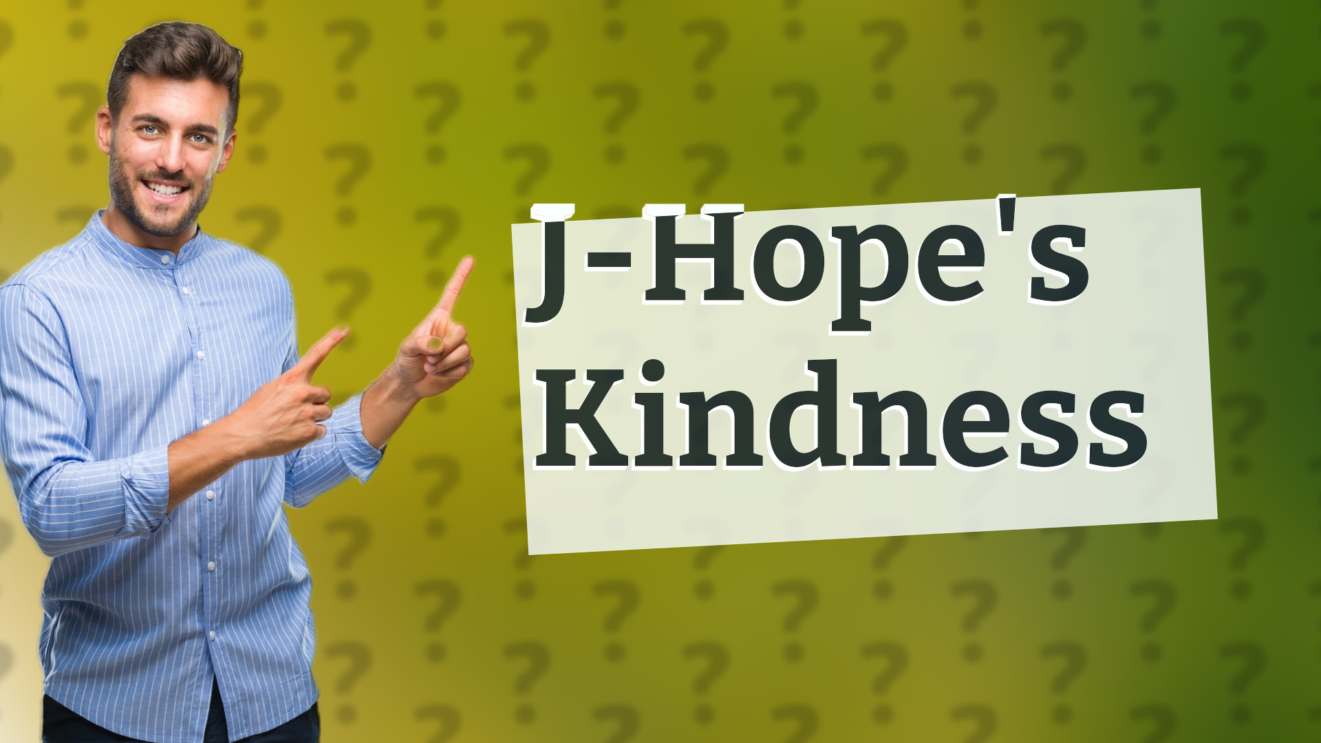 J-Hope's Kindness