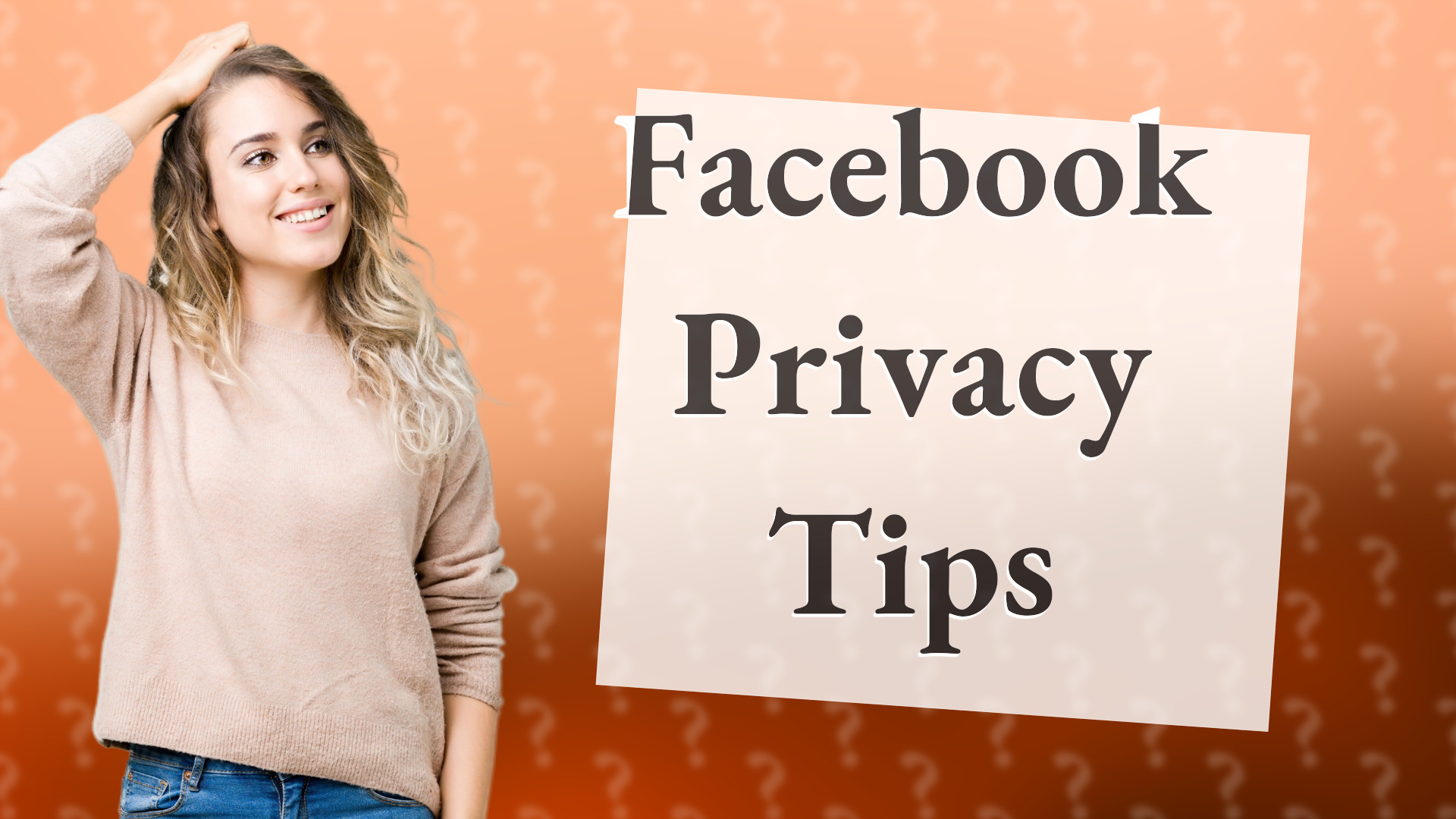 Facebook Privacy Tips