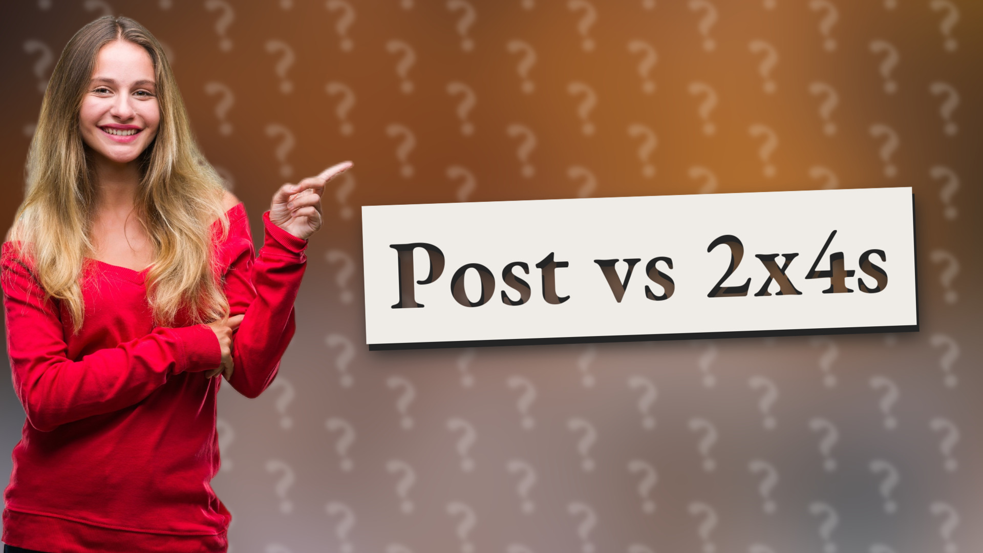 Post vs 2x4s