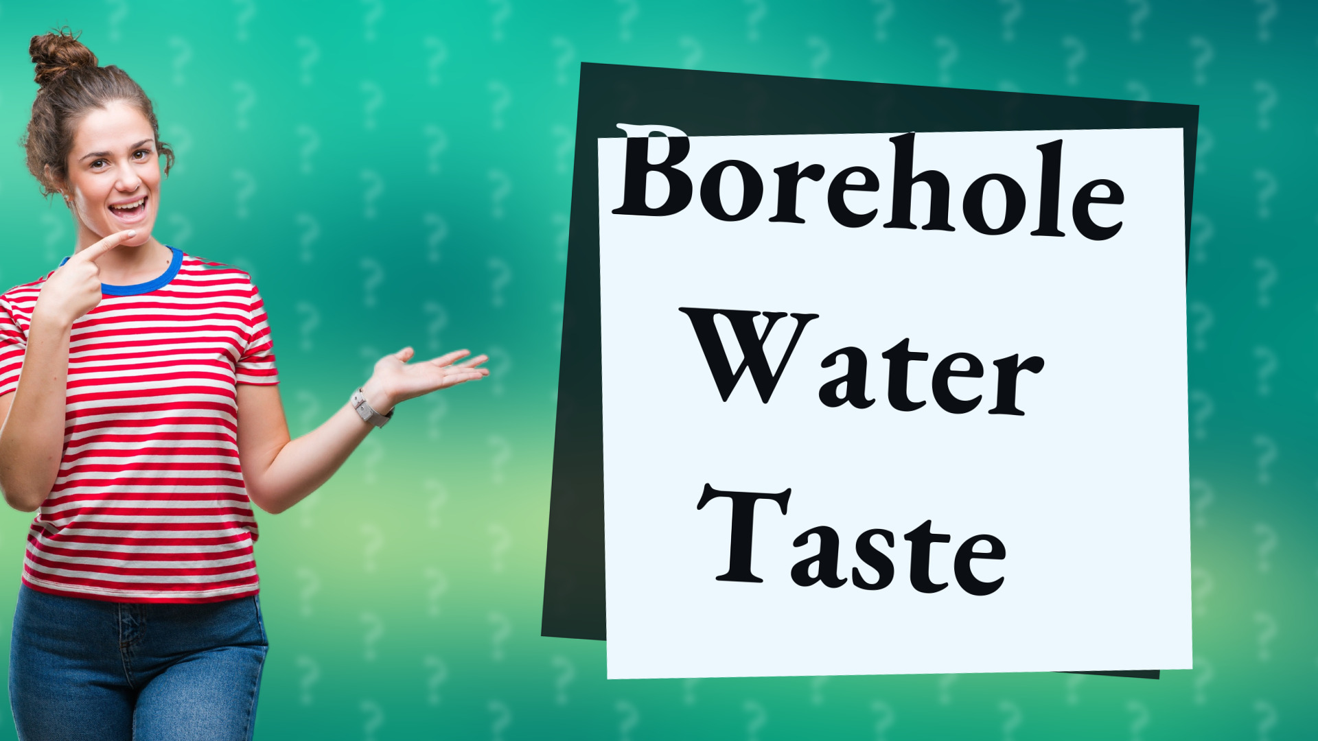 Borehole Water Taste