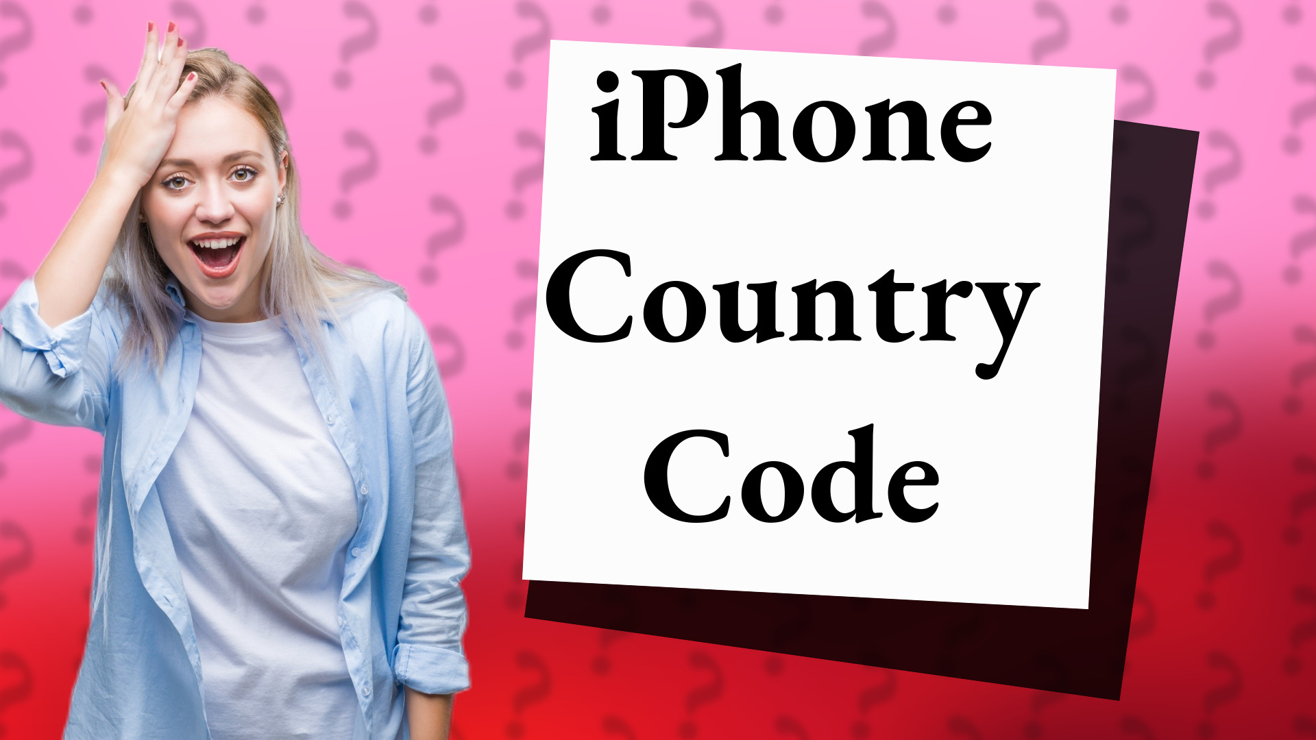 iPhone Country Code
