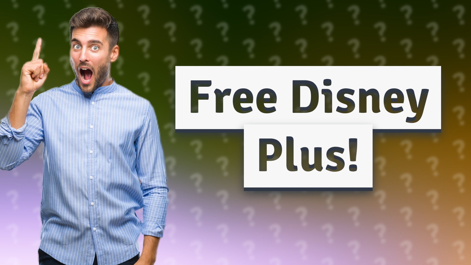 Free Disney Plus!