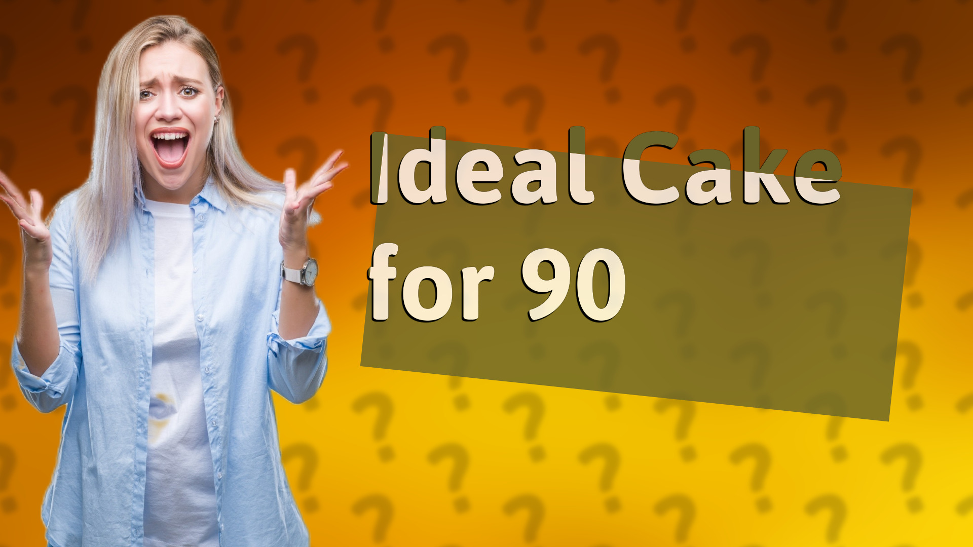 Ideal Cake for 90