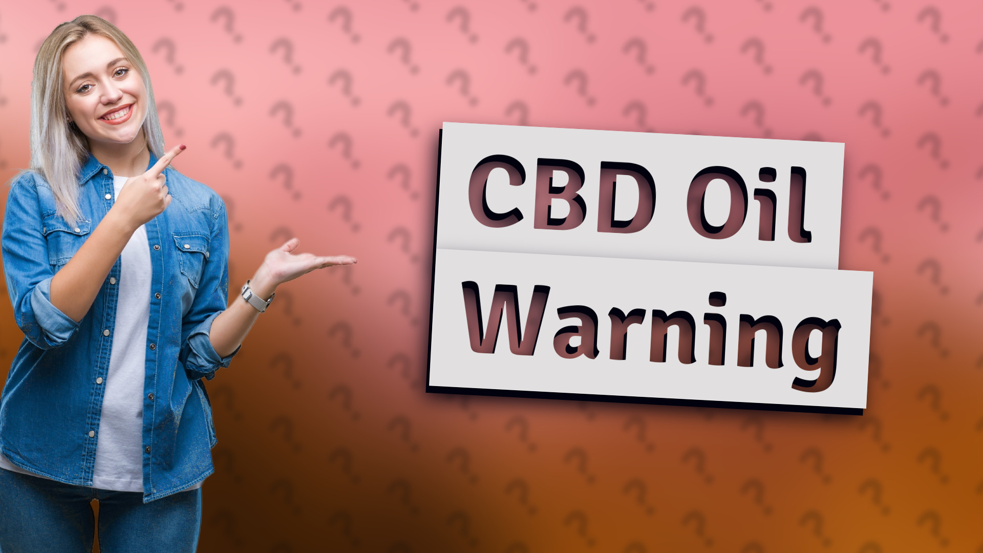 CBD Oil Warning