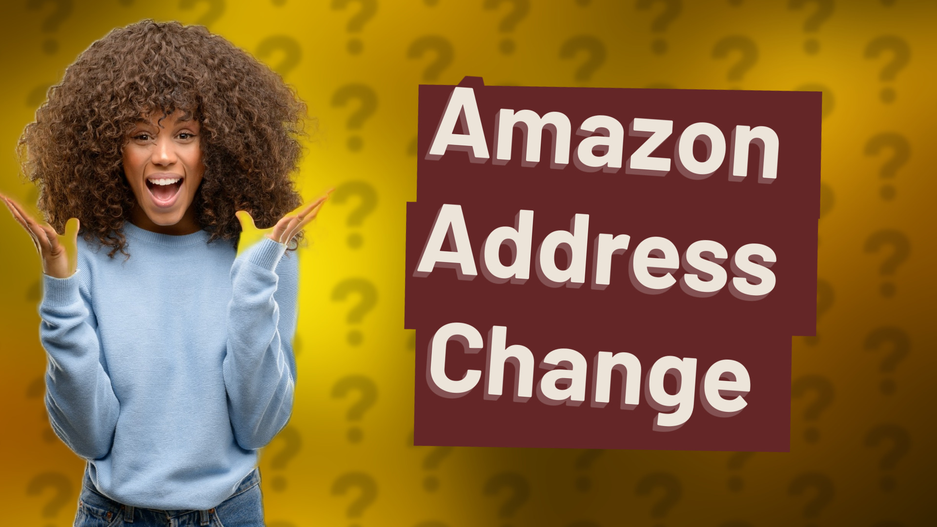 Amazon Address Change