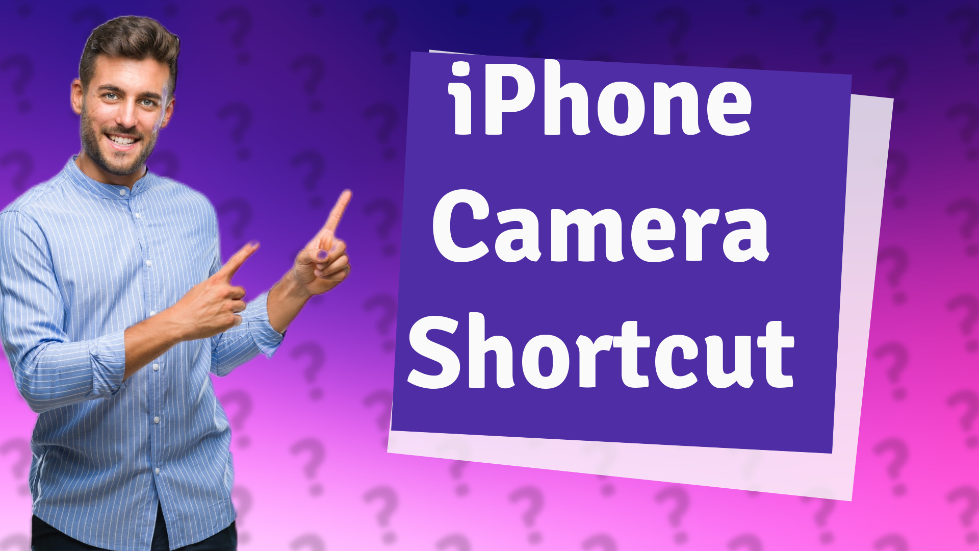 iPhone Camera Shortcut