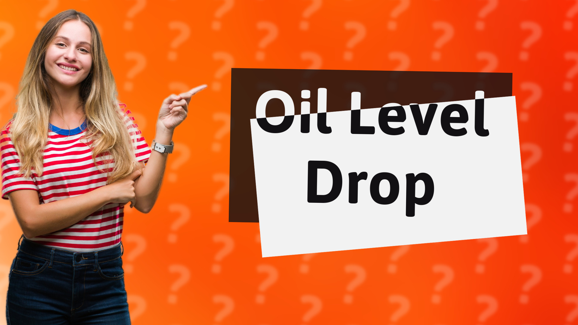 Oil Level Drop