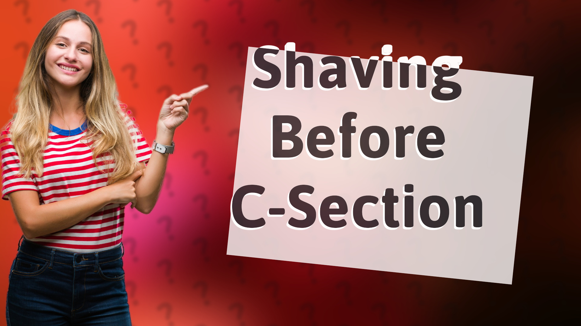 Shaving Before C-Section